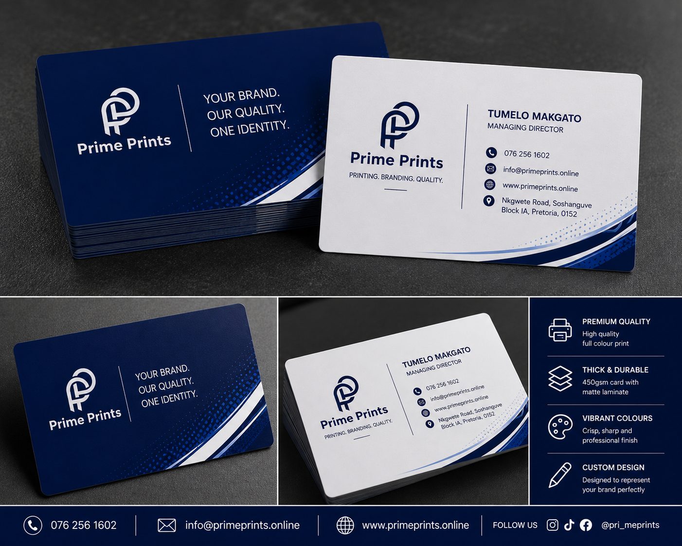 Corporate stationery and printed materials